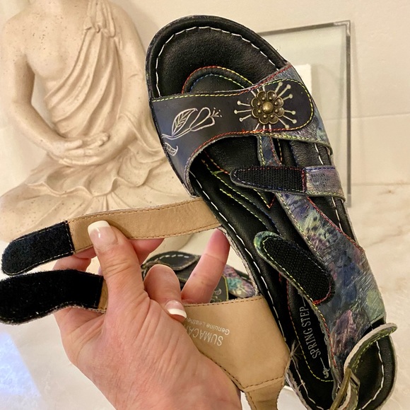 🎉HP🎉 L’Artiste blk Sumacah  sandals - Picture 12 of 14